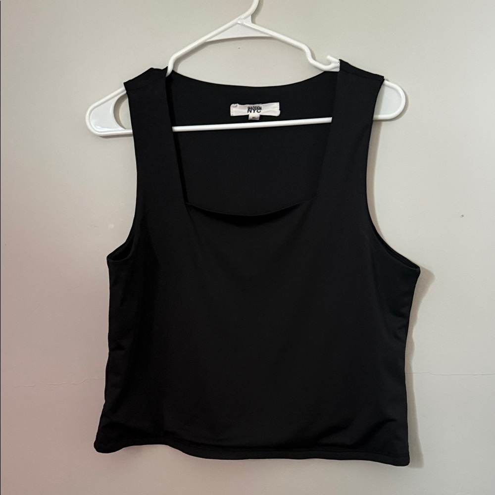 Chic Black Crop Top